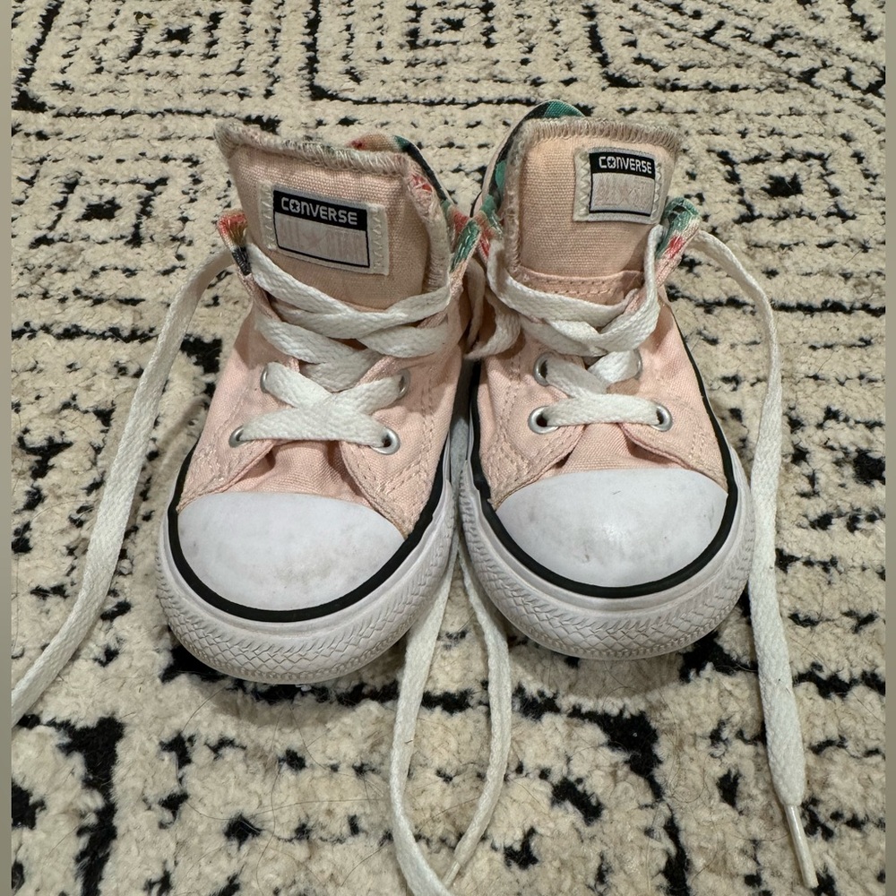 Pink Watermelon Converse All Star Toddler Shoes